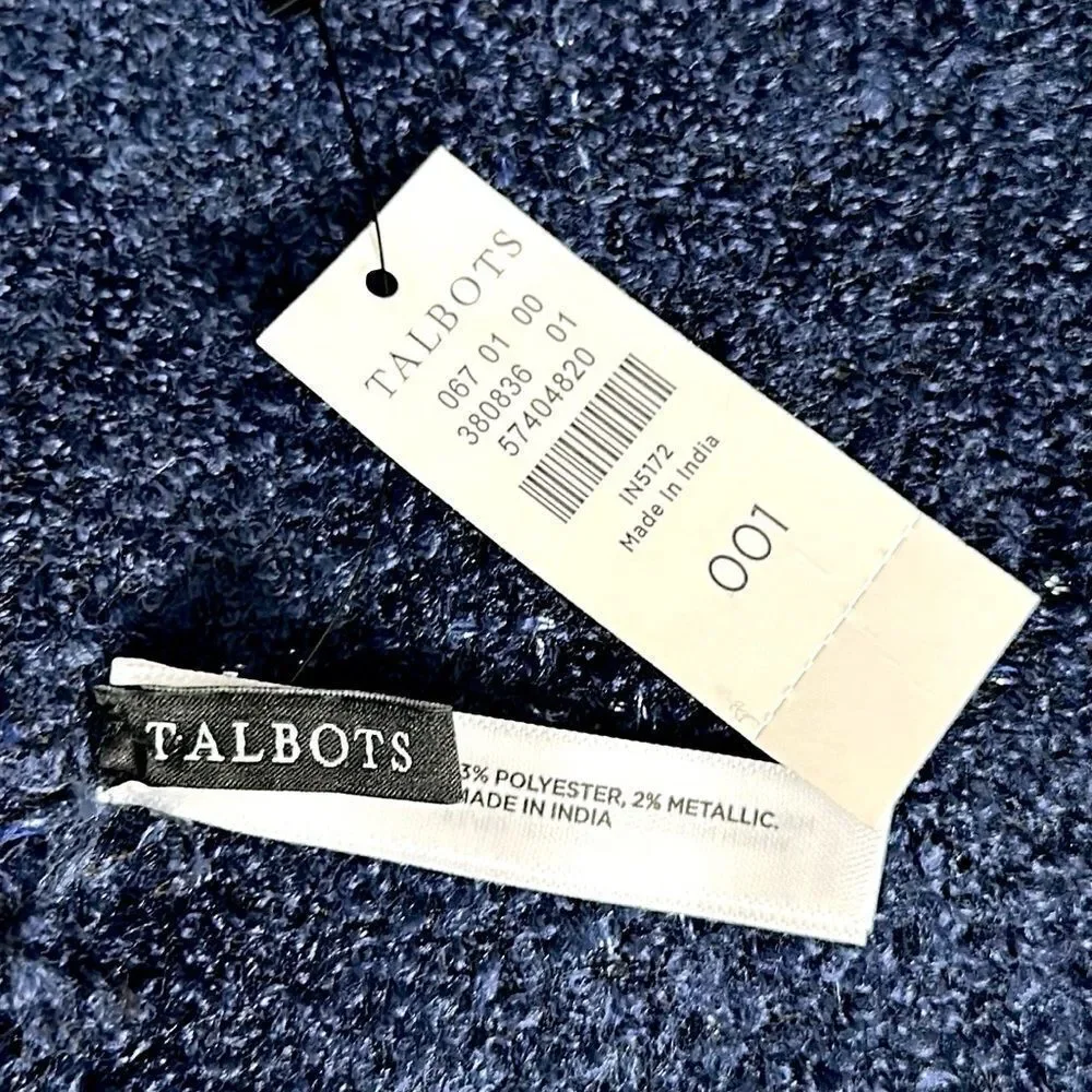 Talbots nwt blue
